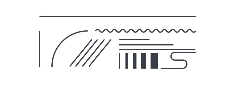 Example for different types of lines that can be present in a design Example for different types of lines that can be present in a design