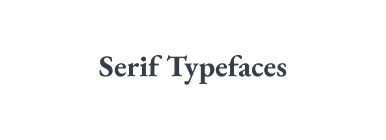 Serif typeface