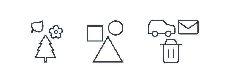 Example different types of shapes Example different types of shapes