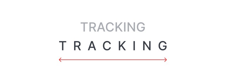 Tracking. Spacing letters in a word Tracking. Spacing letters in a word